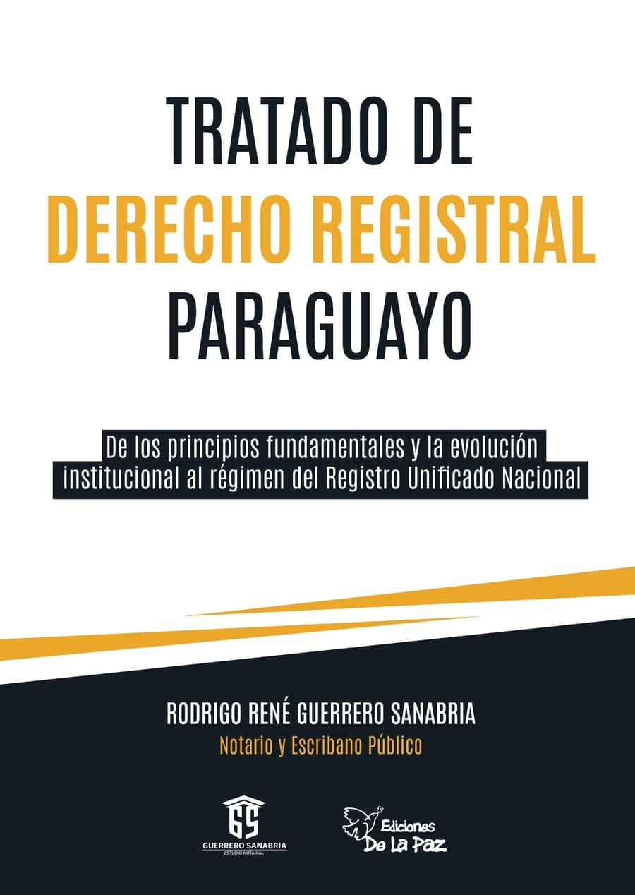 Tapa del libro Tratado de Derecho Registral Paraguayo